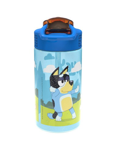 Botellas de Agua Bluey 2pk Zak Designs 473ml a Prueba de Fugas