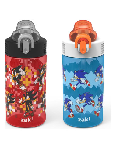 Botella de Agua Zak Designs Sonic 473ml Set de 2