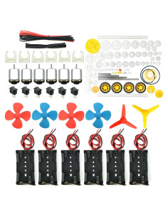 Kit de Motores de CC EUDAX 3V 24000 RPM con Accesorios