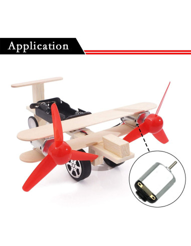 EUDAX 6 Motores Eléctricos Mini 1.5V-3V 24000RPM para Juguetes