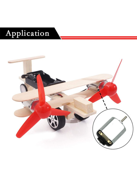 EUDAX 6 Motores Eléctricos Mini 1.5V-3V 24000RPM para Juguetes