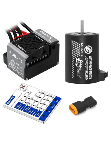 Motor Sin Escobillas GOUPRC 4300KV 60A Combo para RC