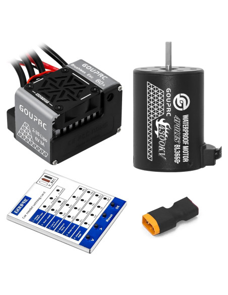 Motor Sin Escobillas GOUPRC 4300KV 60A Combo para RC