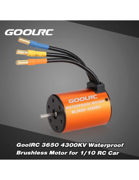 Motor GoolRC 3650 4300KV Impermeable para Coche RC 1/10