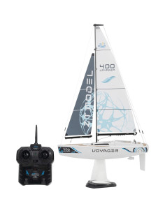 Velero a Control Remoto ZT Model Voyager 400 Azul 66 cm 2