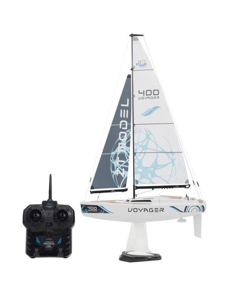 Velero a Control Remoto ZT Model Voyager 400 Azul 66 cm