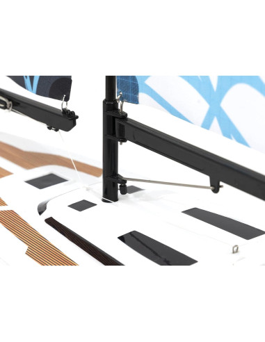 Velero a Control Remoto ZT Model Voyager 400 Azul 66 cm