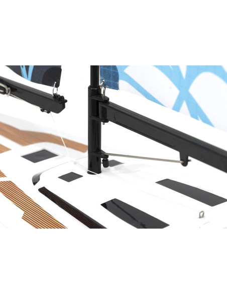 Velero a Control Remoto ZT Model Voyager 400 Azul 66 cm