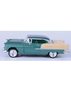 Coche de Juguete Chevy Bel Air 1955 Verde - Motor Max 1/24 2