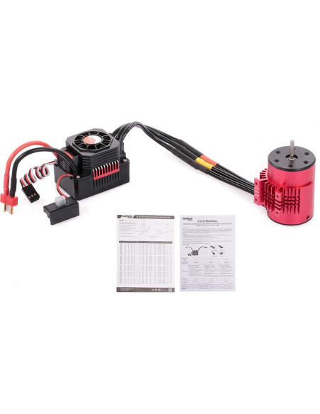 Motor GoolRC Surpass Hobby 3650 3900KV + ESC 60A para RC 1/10