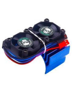 Enfriador de motor RC Traxxas 540 550 36mm Doble Ventilador