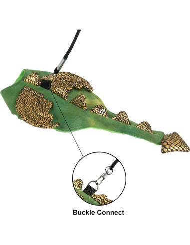 Conjunto Arnés y Correa Dragón Barbudo ADOGGYGO Pequeño