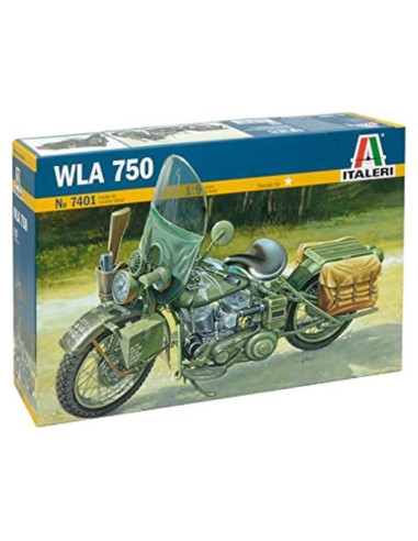 Italeri Kit Modelo Harley Davidson WLA 750 Militar 1:9