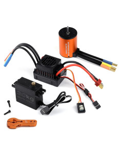 Motor Sin Escobillas GoolRC 4300KV y ESC 60A con Servo 20kg
