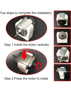 Motor Eléctrico EUDAX 12 Pcs DC 3V 24000RPM Juguetes DIY 2
