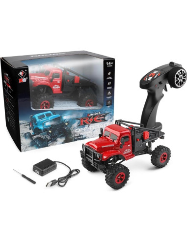 Coche RC Eléctrico 4WD Actualia Escala 1:18 Todo Terreno