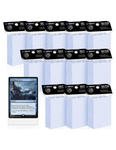 1200 Fundas Internas Mlikero para Cartas de Juego 64x89mm
