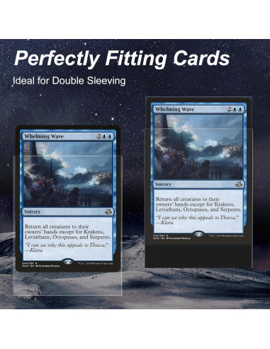 1200 Fundas Internas Mlikero para Cartas de Juego 64x89mm