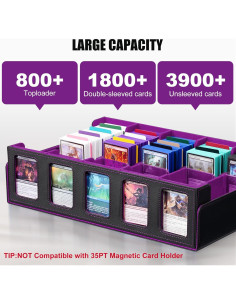 Caja de Almacenamiento Kabinka para 3900 Cartas TCG Negra 2