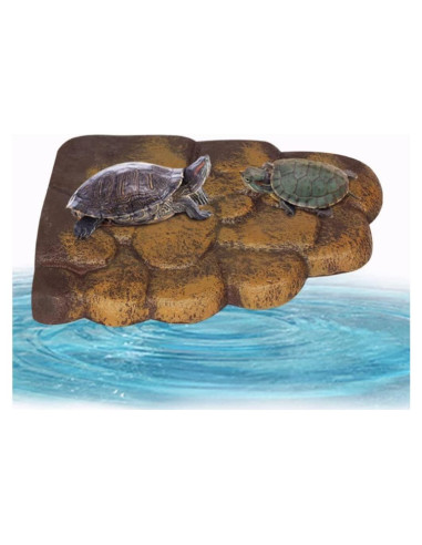 Isla Flotante Semi Acuática Pssopp NS-78 para Tortugas 16x11cm