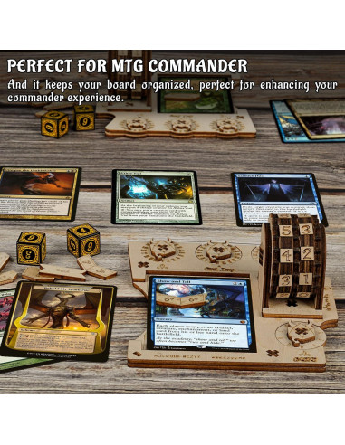 Bandeja de Comando CZYY con Contador de Vida para MTG