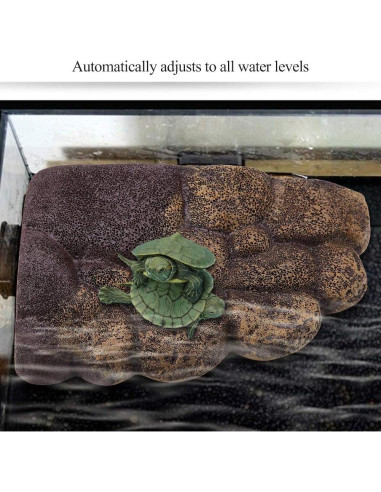 Isla Flotante Semi Acuática Pssopp NS-78 para Tortugas 16x11cm
