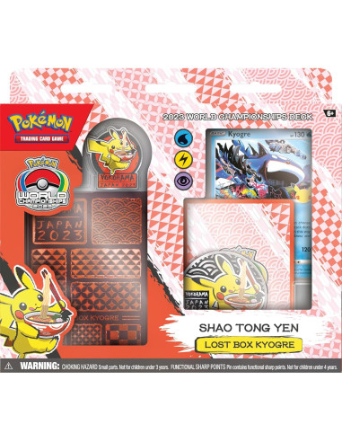 Baraja Campeonato Mundial Pokémon 2023 Shao Tong Yen 60 cartas