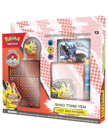 Baraja Campeonato Mundial Pokémon 2023 Shao Tong Yen 60 cartas