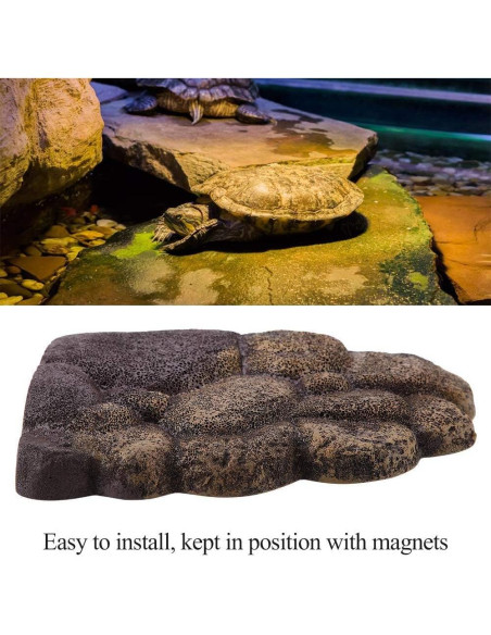 Isla Flotante Semi Acuática Pssopp NS-78 para Tortugas 16x11cm