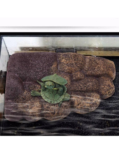 Isla Flotante Semi Acuática Pssopp NS-78 para Tortugas 16x11cm