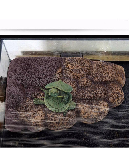 Isla Flotante Semi Acuática Pssopp NS-78 para Tortugas 16x11cm