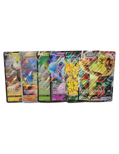 Lote de 6 Cartas Jumbo Pokémon - Selección Aleatoria V, Vmax, Vstars