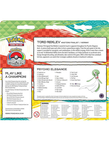 Baraja Campeonato Mundial Pokémon TCG 2023 Tord Reklev