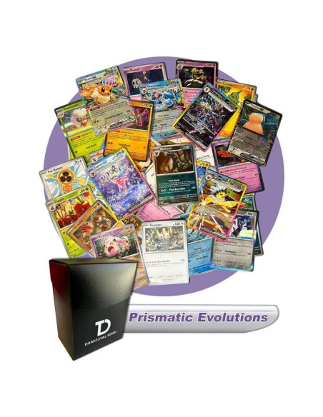 Paquete TCG Pokémon Evoluciones Prismáticas - 20 Cartas + Ultra Rara Paquete TCG Pokémon Evoluciones Prismáticas - 20 Cartas + Ultra Rara