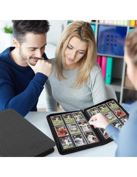 Carpeta de Tarjetas Foalgo 540 Bolsillos Negro Clásico