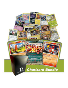 Paquete TCG Pokémon Charizard + 15 Tarjetas Holo + Caja