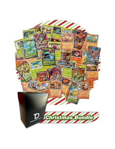 Paquete TCG Pokémon Navidad + Ultra Rara Fuego o Planta
