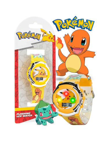 Reloj Digital LCD Accutime Kids Pikachu Colorido