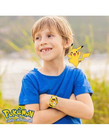 Reloj Digital LCD Accutime Kids Pikachu Colorido