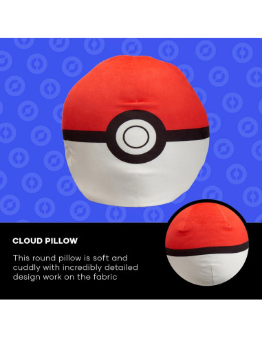 Almohada Nube 11" Pokemon Pokeball - Noroeste