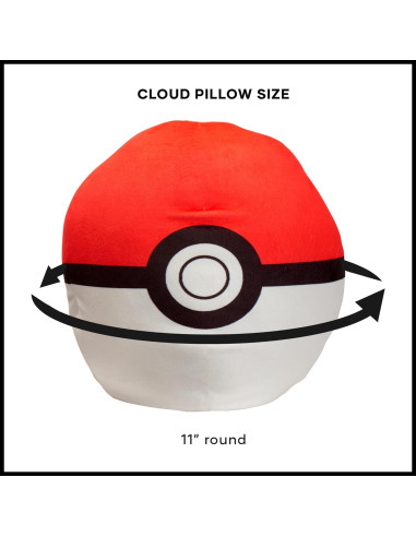 Almohada Nube 11" Pokemon Pokeball - Noroeste