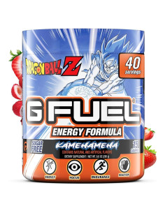 G Fuel Polvo Energético Dragon Ball Z Sabor Fresa Lychee 280g