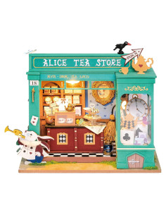 Kit Casa Miniatura Rolife Alicia con LED 21.5x17.8x19.1 cm