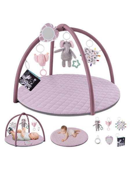 Alfombra de Juego Blissful Diary 85x85 cm con 6 Juguetes