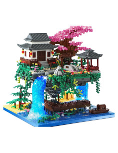 Set de Construcción Kimiangel Árbol Bonsai Cerezos 3220 Piezas