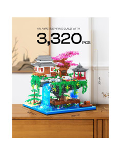 Set de Construcción Kimiangel Árbol Bonsai Cerezos 3220 Piezas 2