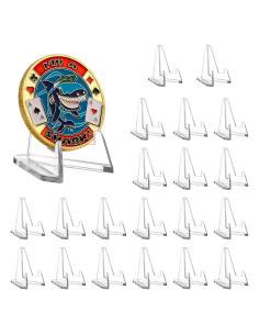 Soportes de Exhibición de Monedas LuluCircle 3,56 cm 20 Piezas