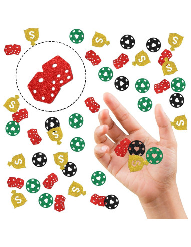 Confeti de Dólar Brillante INNORU 120pcs Decoración Fiesta