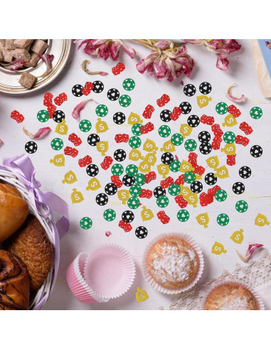 Confeti de Dólar Brillante INNORU 120pcs Decoración Fiesta