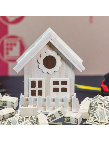 300 Piezas Billetes Falsos Miniatura 100 Dólares Decoración